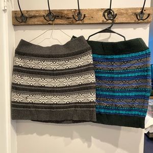 Two Sweater Skirts